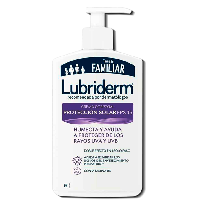 CREMA LUBRIDERM P-SOLAR SPF15 CORPx750ML 