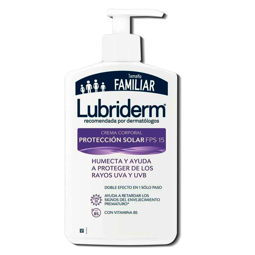 CREMA LUBRIDERM P-SOLAR SPF15 CORPx750ML 