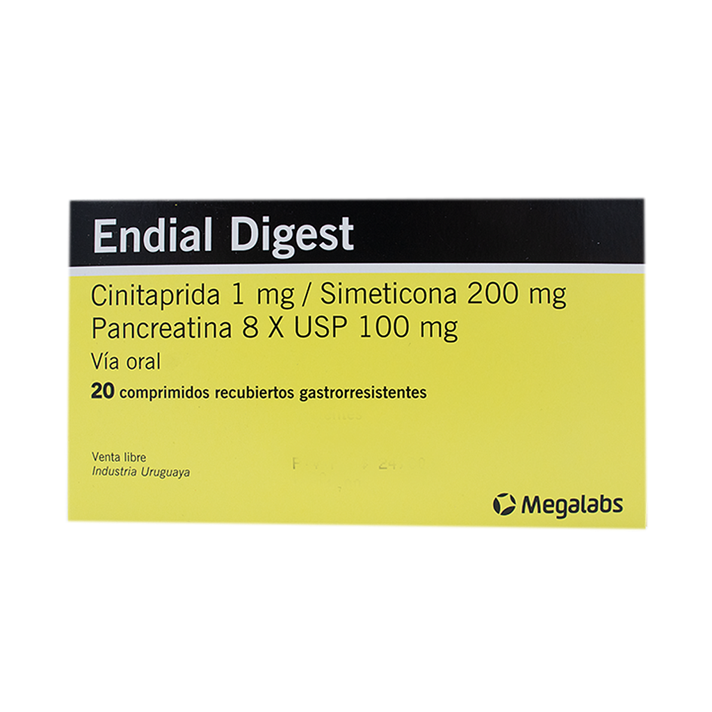 ENDIAL DIGEST COM-RECx1/200/100MGx20