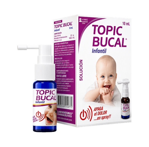 TOPIC BUCAL INF SOLUCION ORAL 2000MG 10ML 