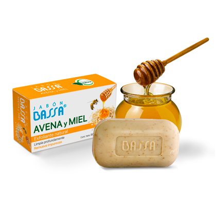 JABON BASSA AVENA&MIEL BARRAx90GR
