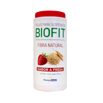 BIOFIT FIBRA NATURAL FRESA POL-SUS-ORALx47700MGx300GR