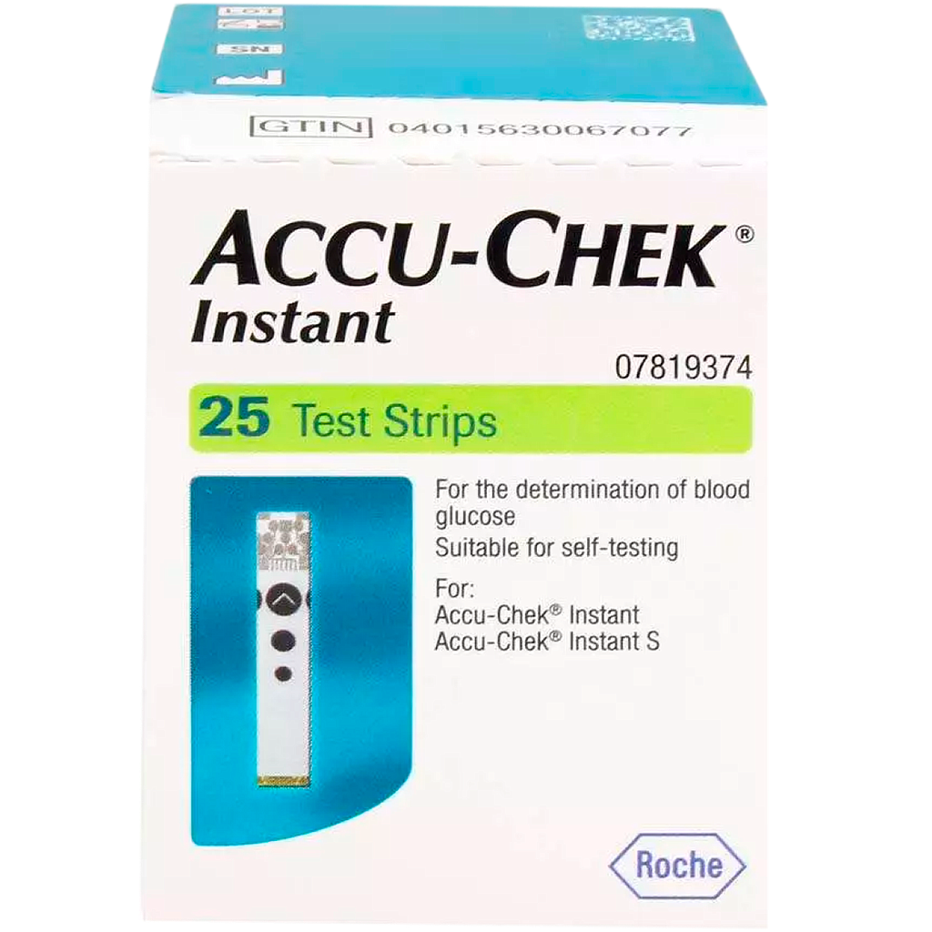 TIRAS-REACT ACCU-CHEK INSTANTx25