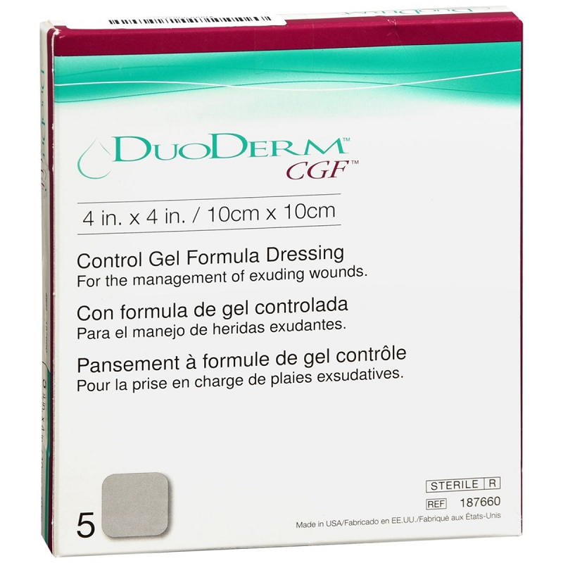 APOSITO DUODERM CGF 10x10CMx5