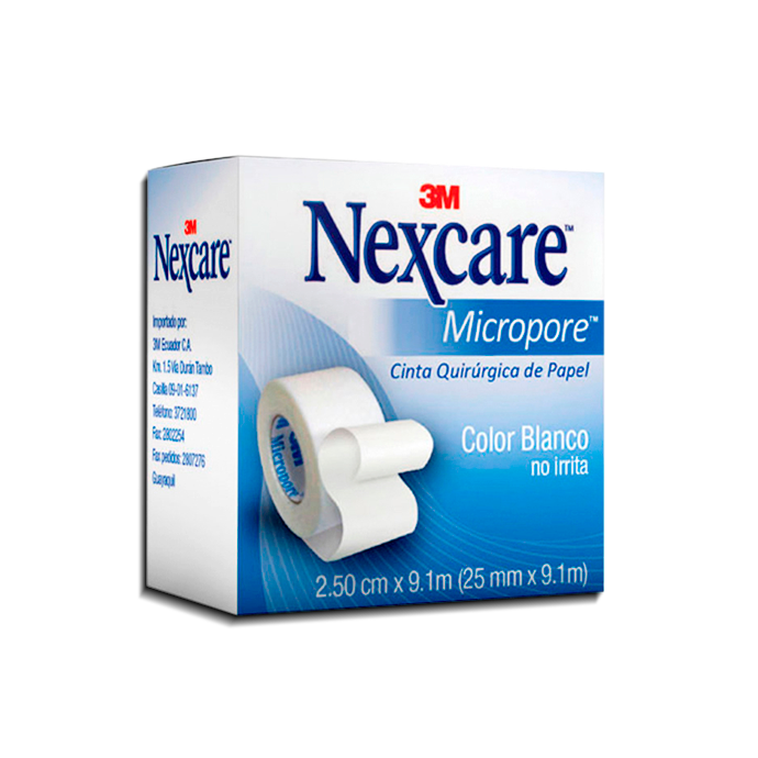 CINTA CUREBAND MICROP BLANCO QUIRUR 2.50CMx4.5M
