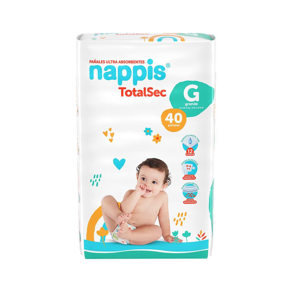 PAÑAL NAPPIS TOTALSEC Gx40