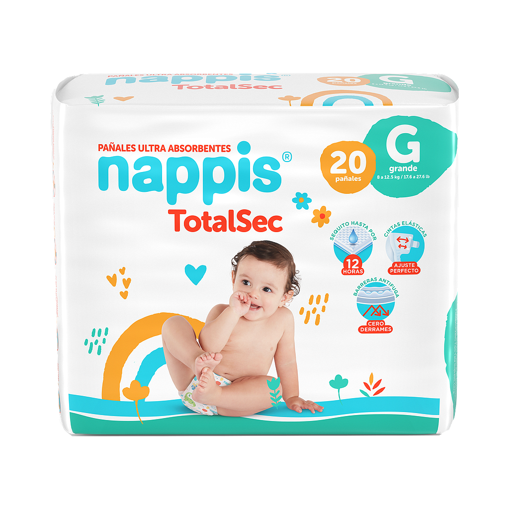 PAÑAL NAPPIS TOTALSEC Gx20