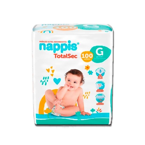 PAÑAL NAPPIS TOTALSEC Gx100