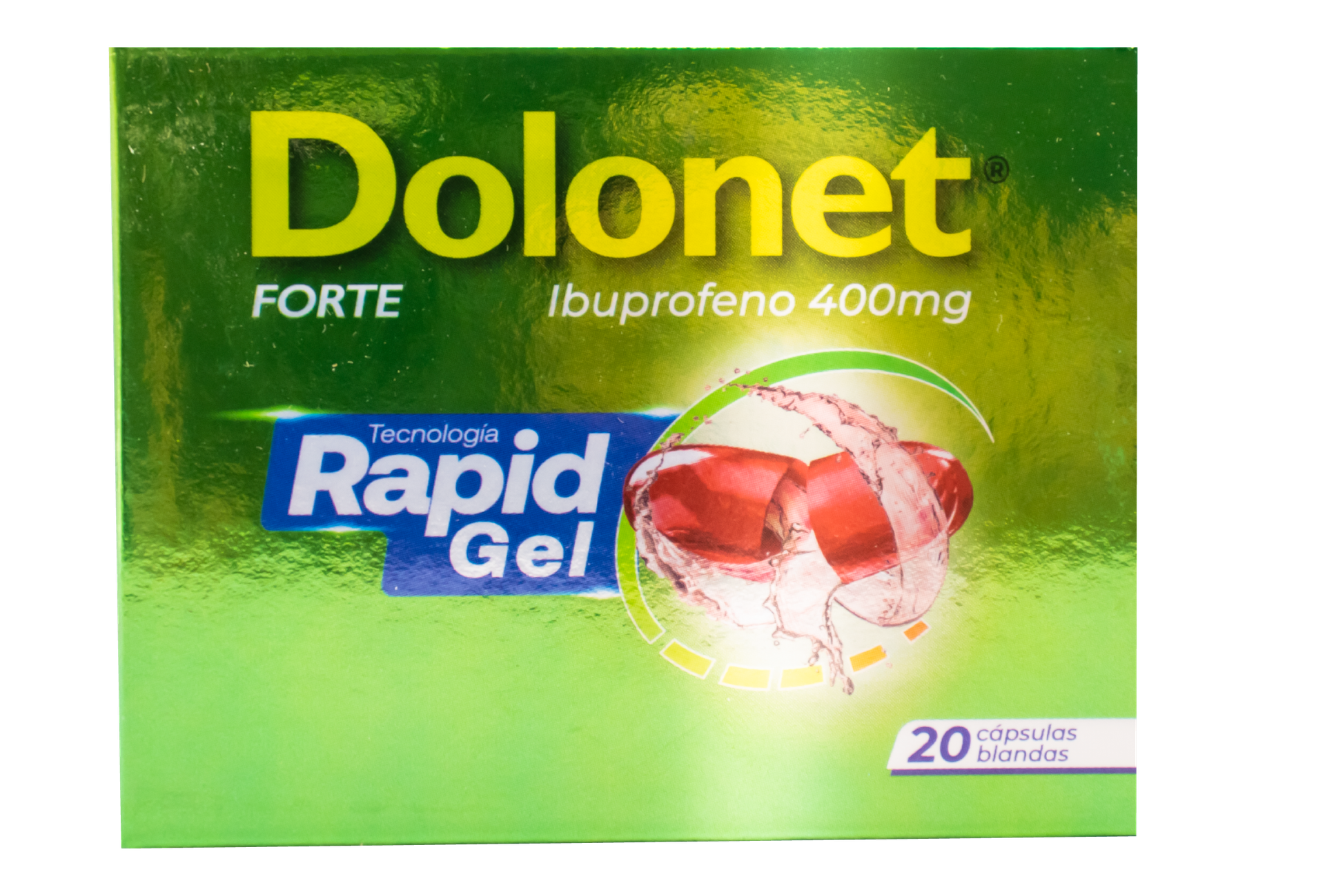 DOLONET FORTE CAPSULA BLANDA 400MG