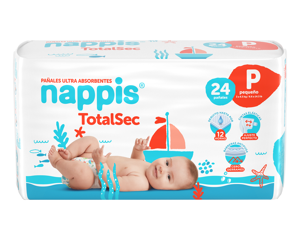 PAÑAL NAPPIS TOTALSEC Px24