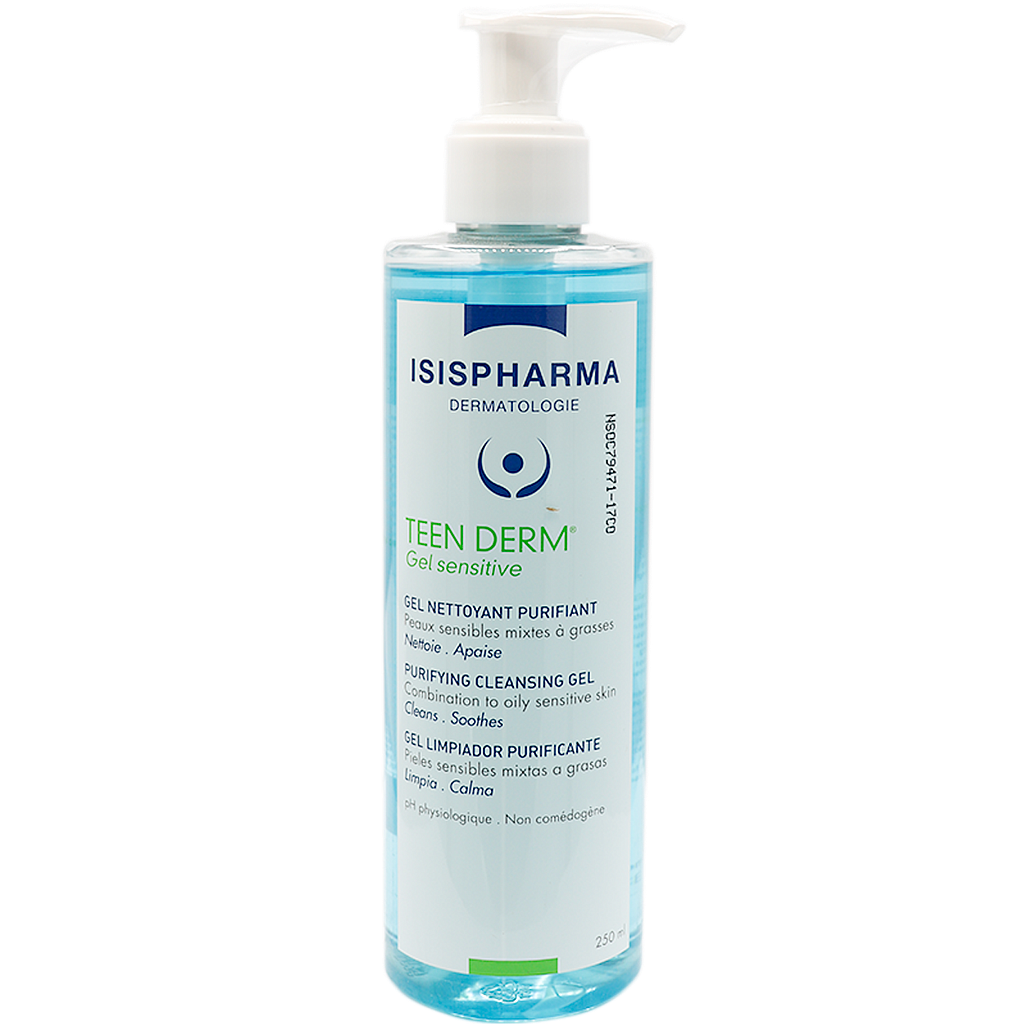 GEL TEEN DERM SENSITIVE LIMPIADORx250ML