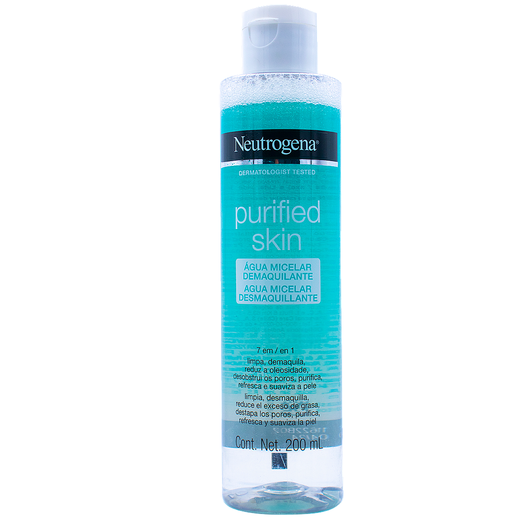 DESMAQ NEUTROGENA AGUA MICELAR PURIFIED SKIN FACx200ML