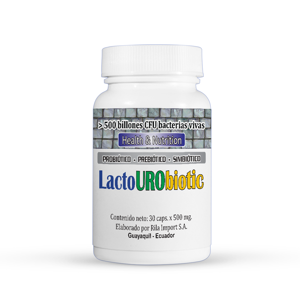 LACTO UROBIOTIC CAPx500MGx30