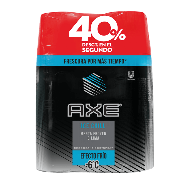 *DESOD AXE BODYSPRAY ICE CHILL AERx150ML+2DO 40%