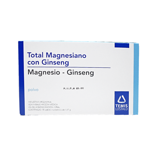 TOTAL MAGNESIANO GINSENG GRANULOS SOLUCION ORAL 