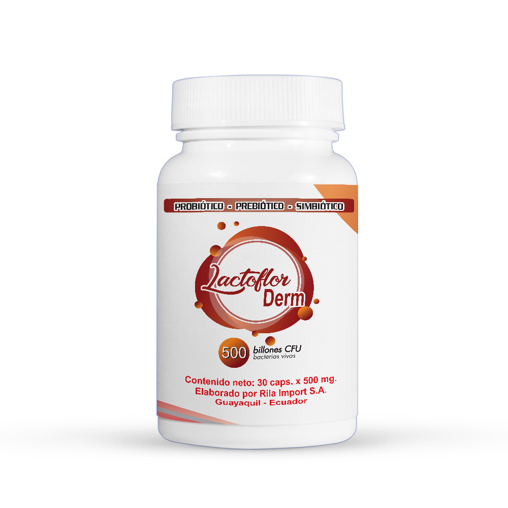 LACTOFLOR DERM CAPx500MGx30
