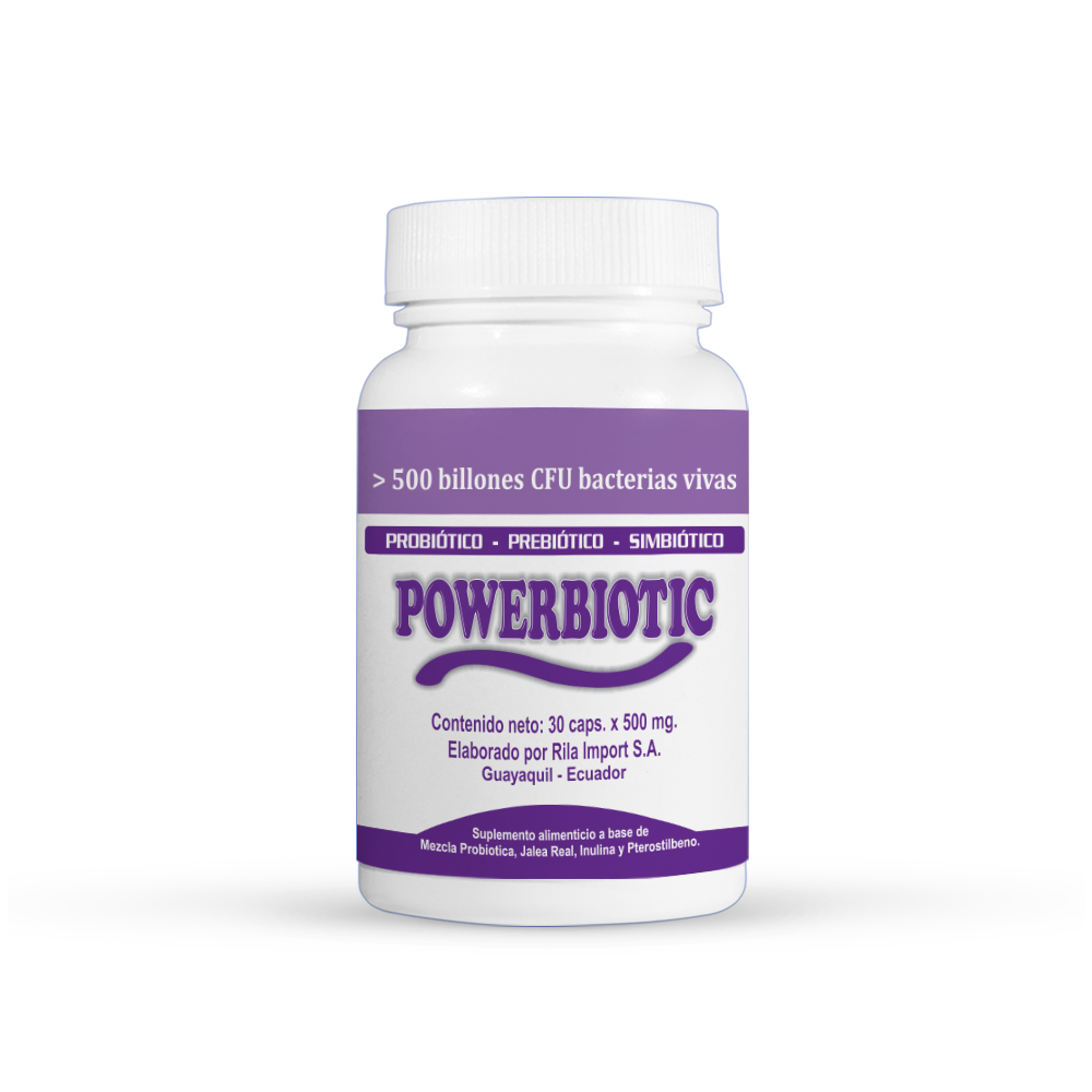 POWERBIOTIC CAPx500MGx30