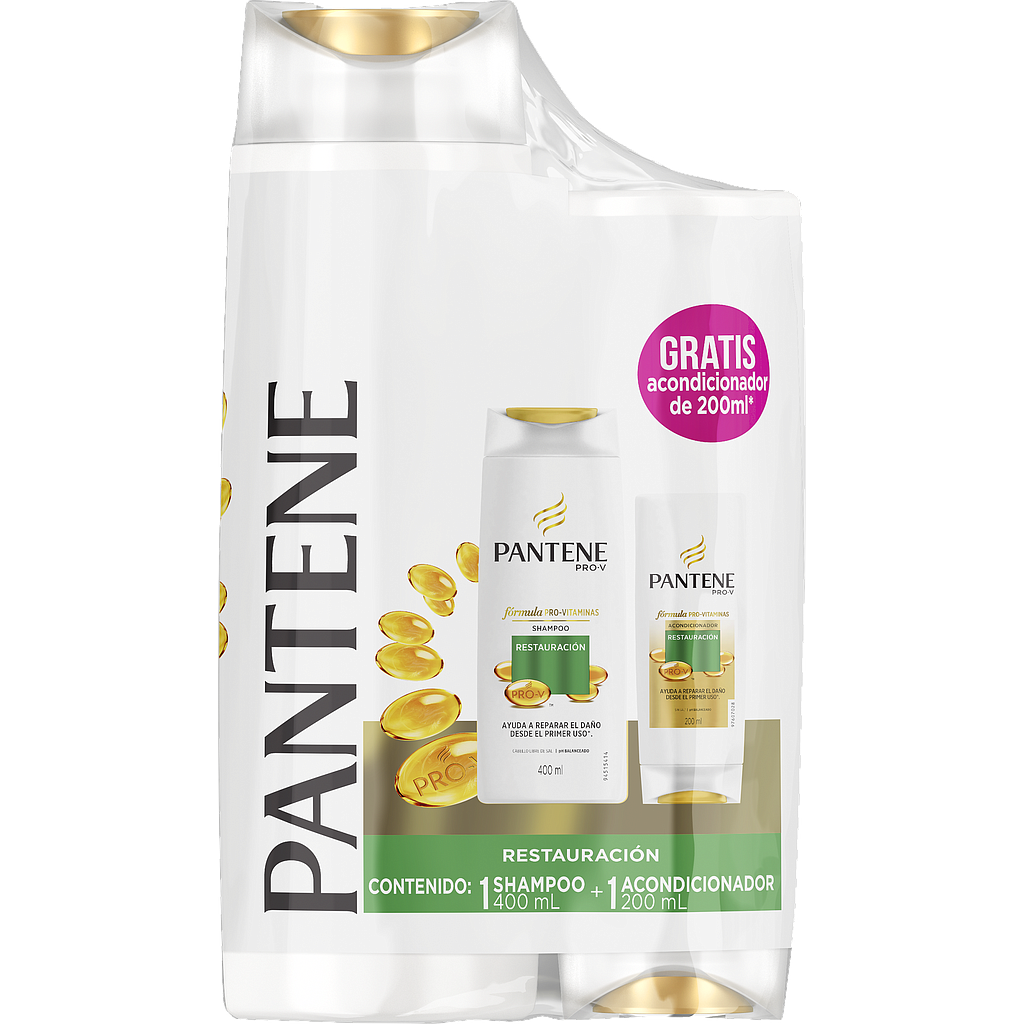 SHAMP PANTENE RES-PROFx400ML+ACx200ML