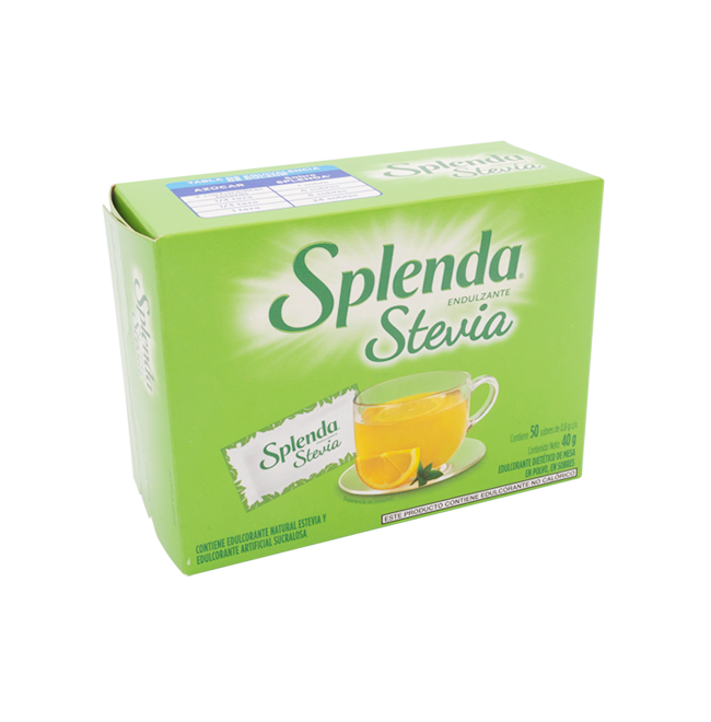 ENDULZ SPLENDA STEVIA SOBx0.8GRx50