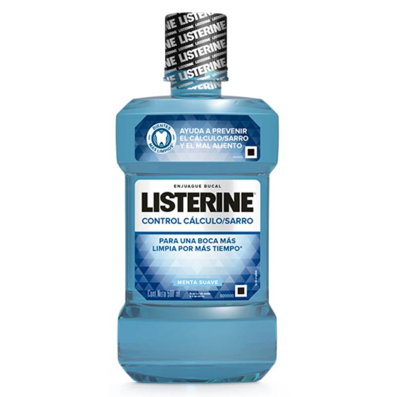 ENJUA-BUCAL LISTERINE CTRL-CALCULO ZEROx500ML