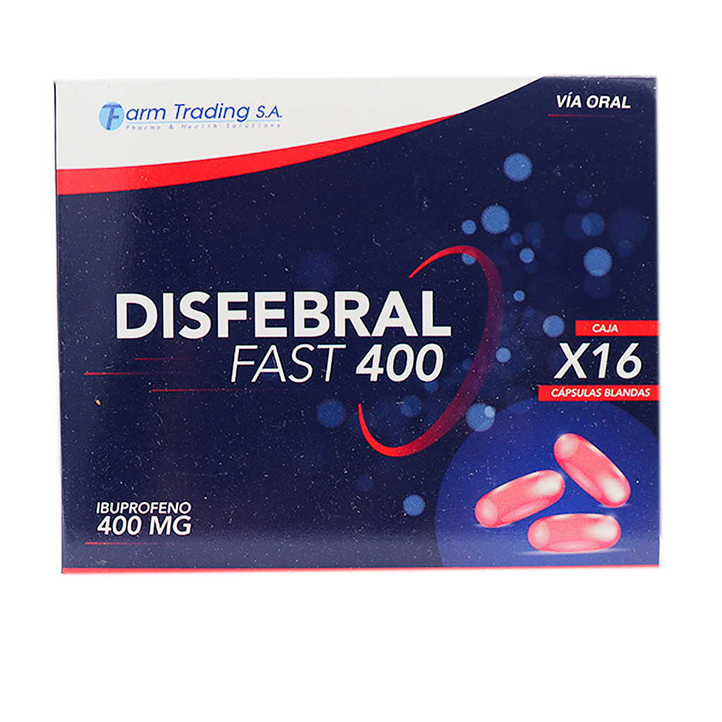 DISFEBRAL FAST CAP-BLANx400MGx16