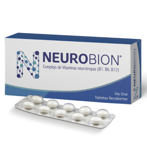 NEUROBION TABLETA RECUBIERTA 100/200MG/0.2MG