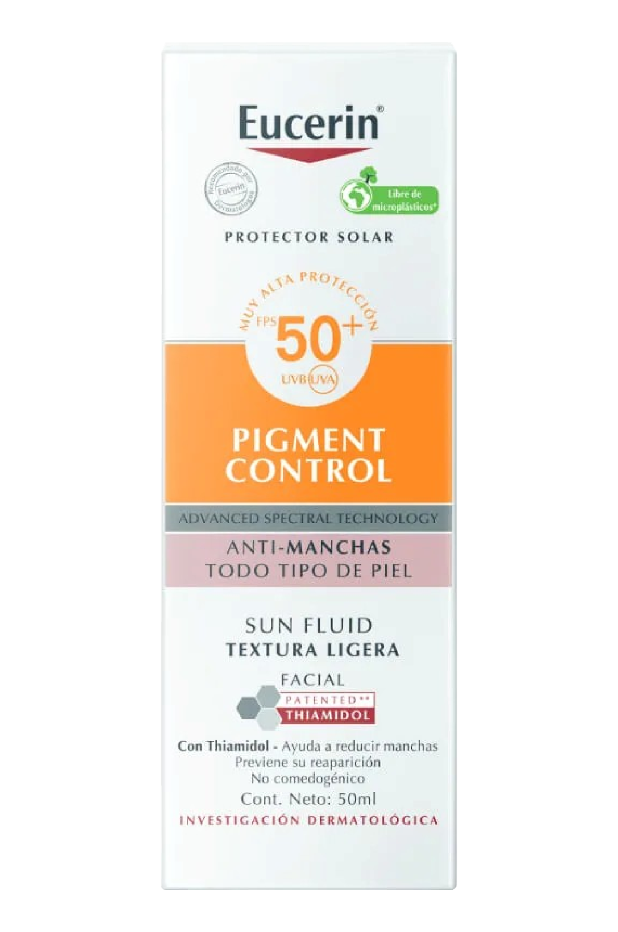 PROTECTOR SOLAR EUCERIN PIGMENT-CONT FPS50 FACIAL 50ML 