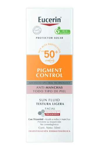 PROTECTOR SOLAR EUCERIN PIGMENT-CONT FPS50 FACIAL 50ML 