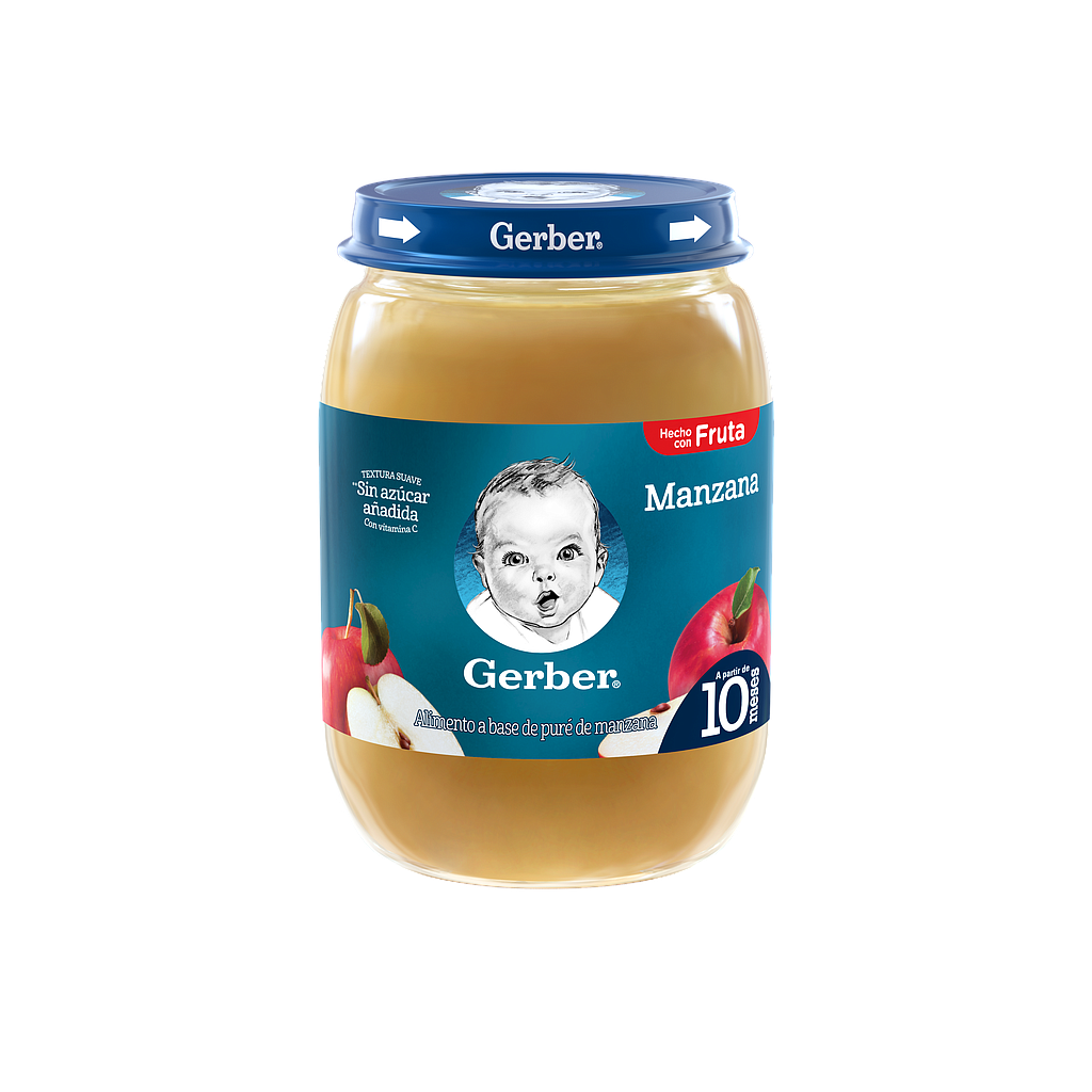 COMPOTA GERBER MANZANA FCOx170GR