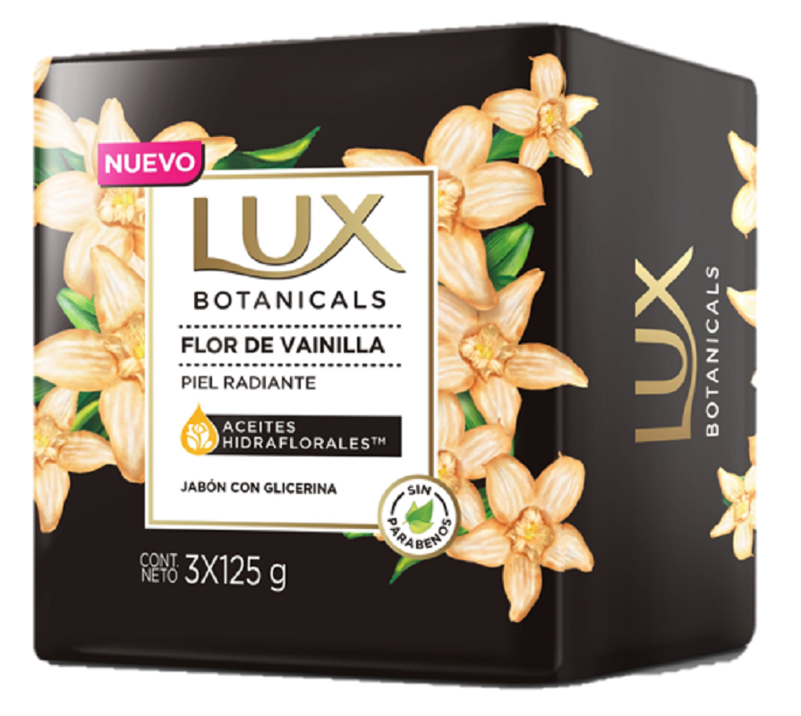 JABON LUX FLOR-VAINILLA BARRAx125GRx3