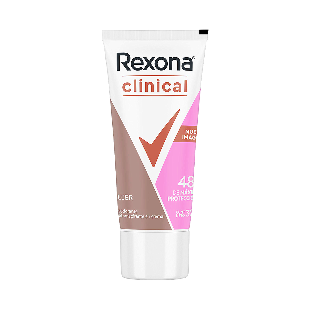 DESOD REXONA CLINICAL MUJER CREMAx30GR