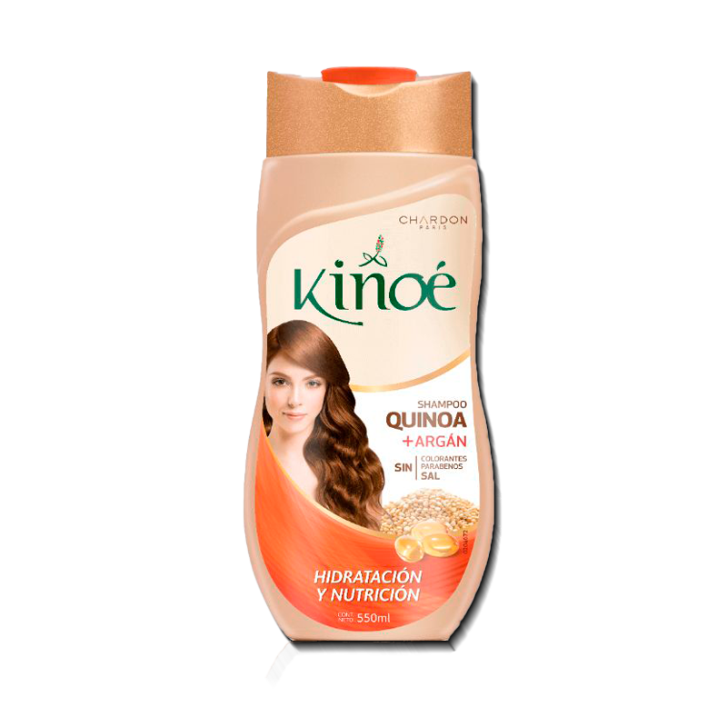 SHAMP KINOE QUINOA+ARGAN HIDRAT-NUTRx550ML