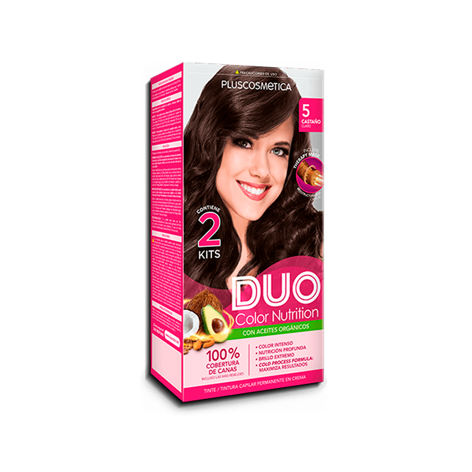 TINTE DUO CREMA#05 CASTAÑO KITx2