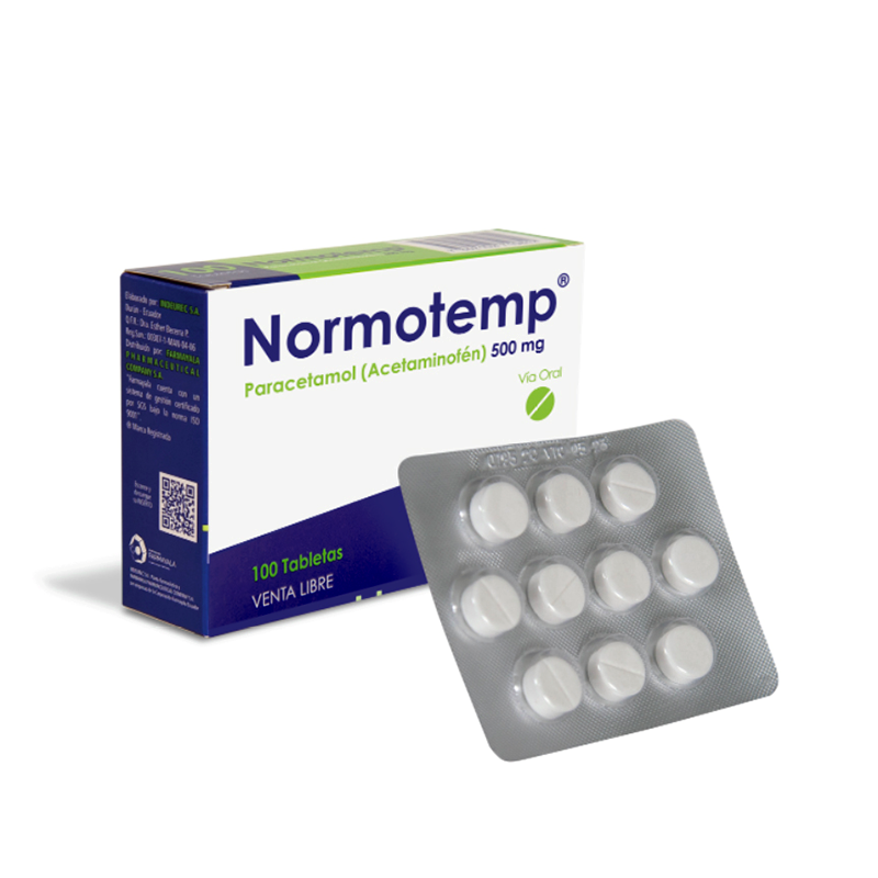 NORMOTEMP TABx500MGx100