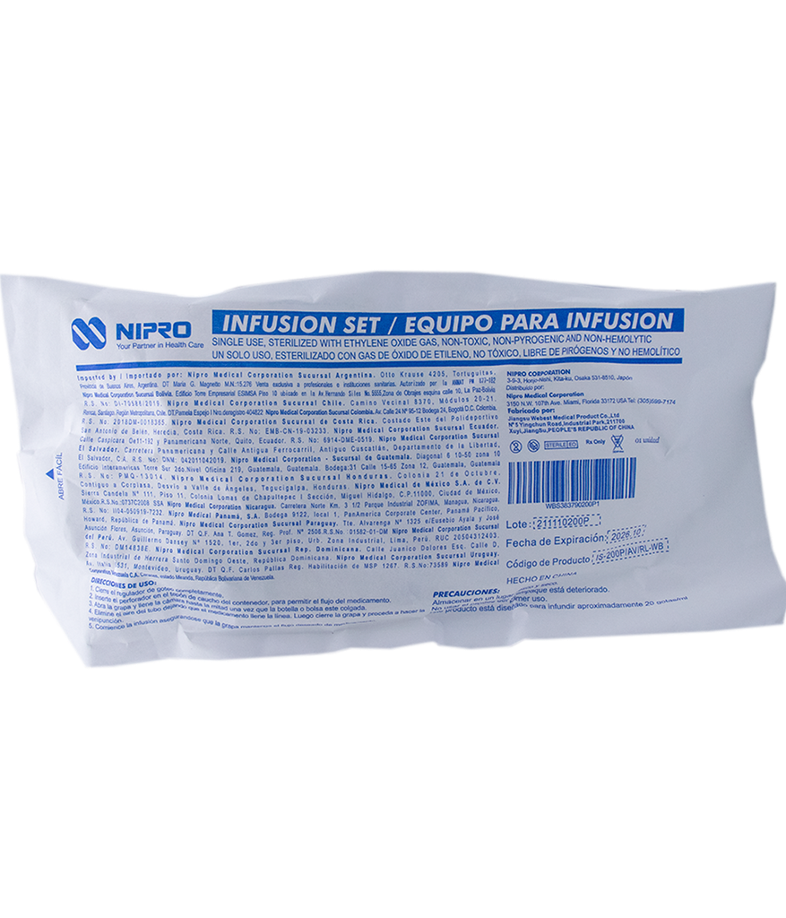 EQUIPO VENOCLISIS NIPRO IS-200P