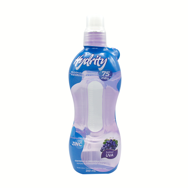 HYDRITY UVA C-ZINC SOL-ORALx75MEQx250ML