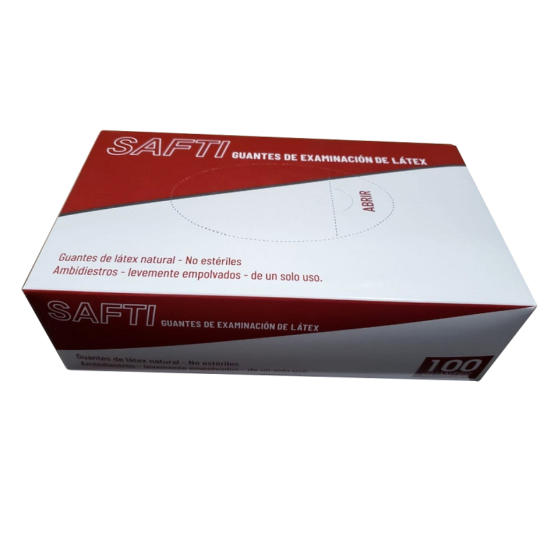 GUANTE QUIRUR SAFTI EXAM Lx100