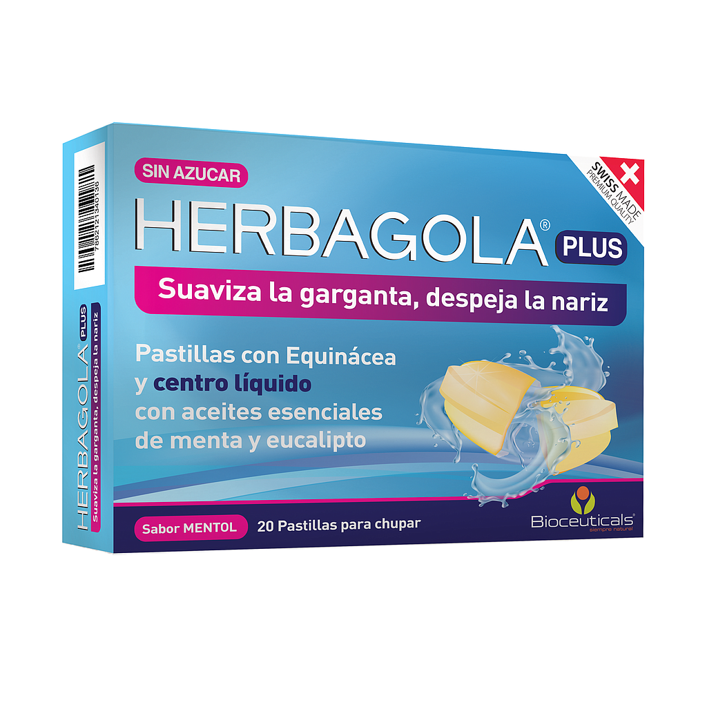HERBAGOLA PLUS MENTOL PASTx44GRx20