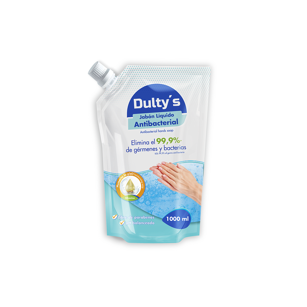 JABON-LIQ DULTYS ANTIBACTERIAL DOYPACKx1000ML