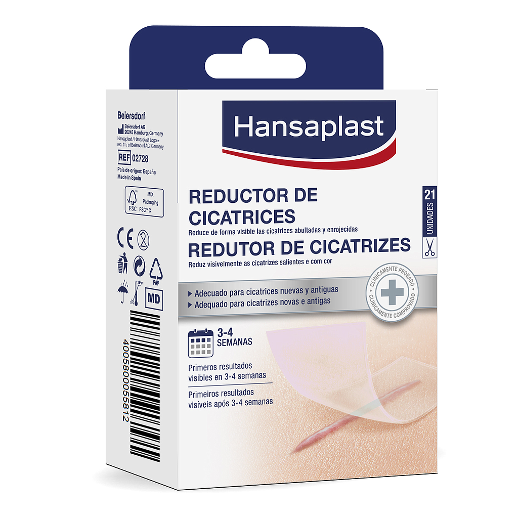 PARCHE HANSAPLAST REDUCTOR CICATRICESx21