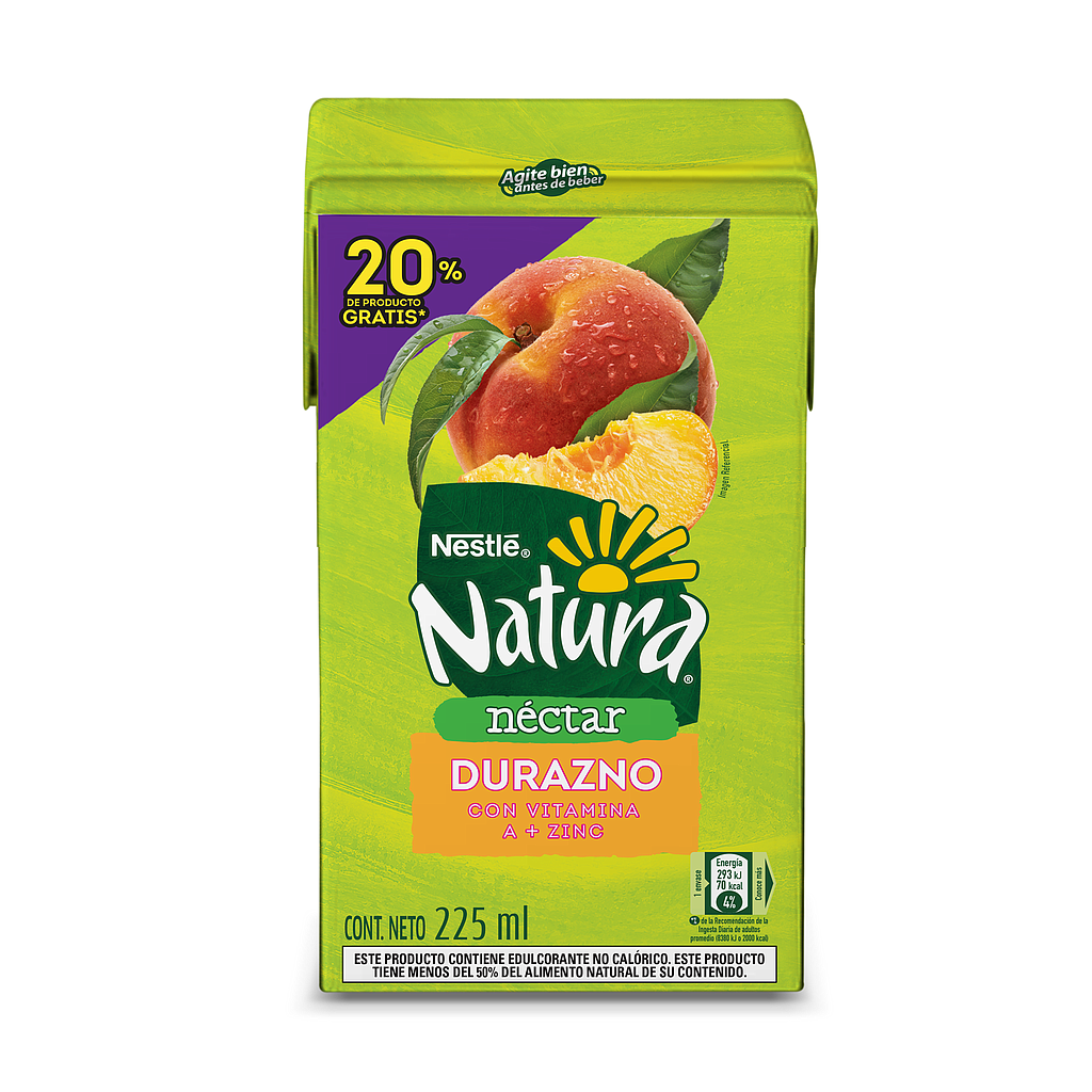 JUGO NATURA NECTAR DURAZNOx225ML