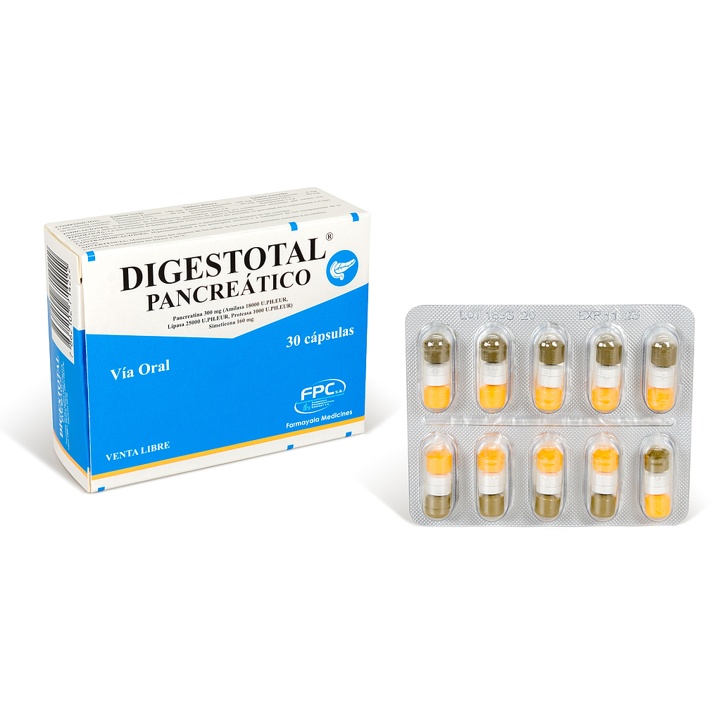 DIGESTOTAL PANCREATICO CAPx300/160MGx30