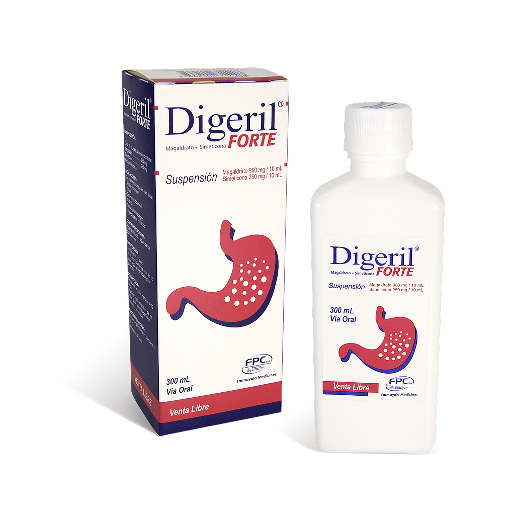 DIGERIL FORTE SUS-ORALx960/250MG/10MLx300ML