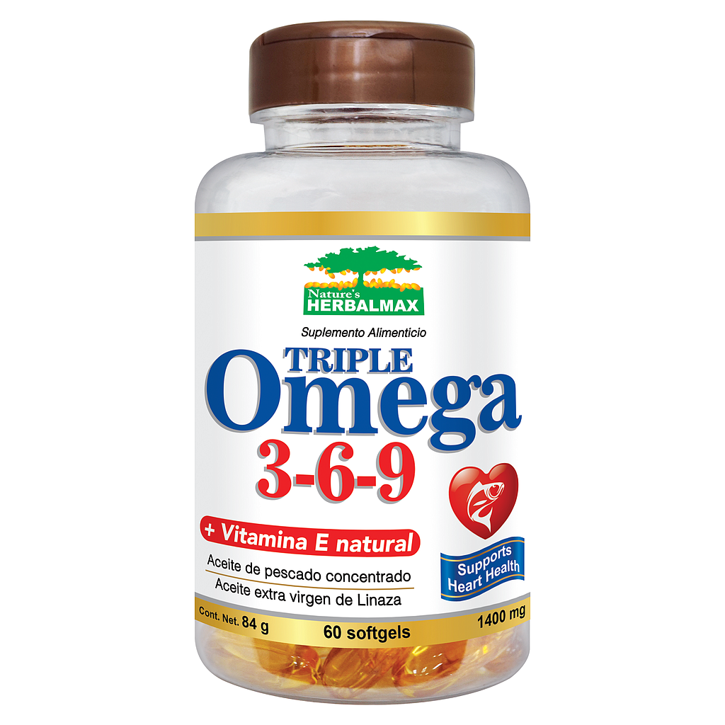 TRIPLE OMEGA 3-6-9 CAP-BLANx1400MGx60