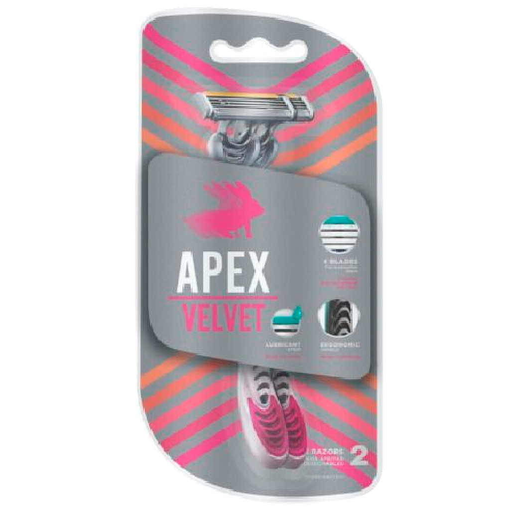 AFEIT APEX VELVET 4-HOJAS BLISTx2