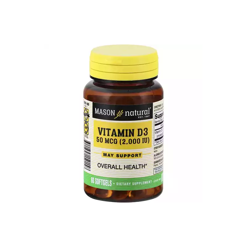 VITAMINA D3 CAP-BLANx2000UIx60 MASON
