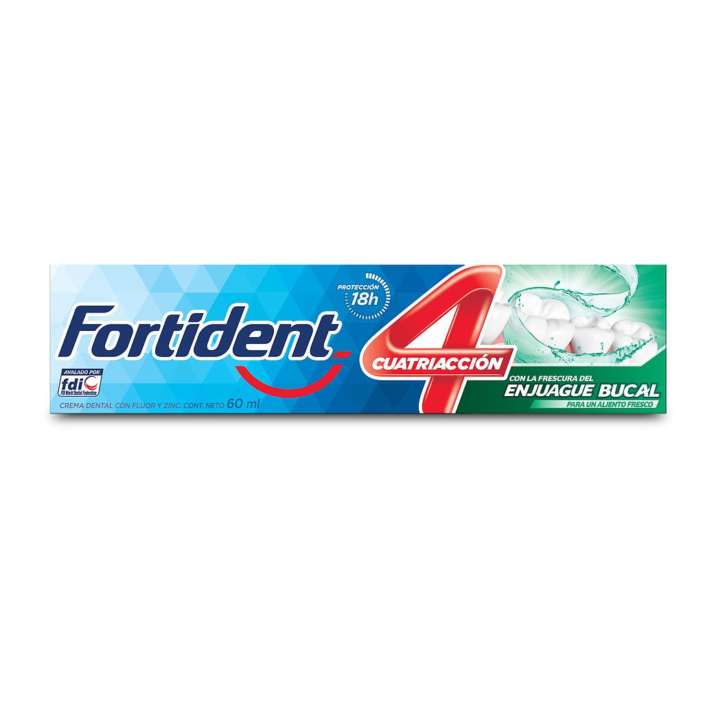 PASTA FORTIDENT 4-ACCION C-ENJUAGUEx60ML