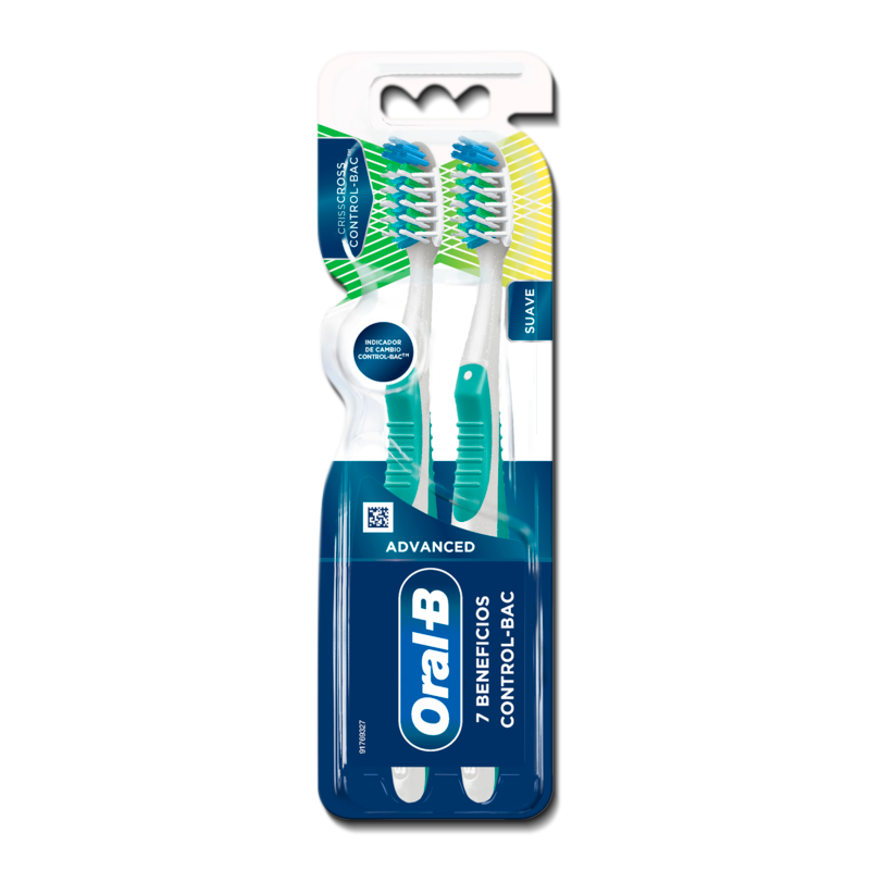 CEPILLO ORAL-B 7BEN CONT-BAC ADV SUAVEx2