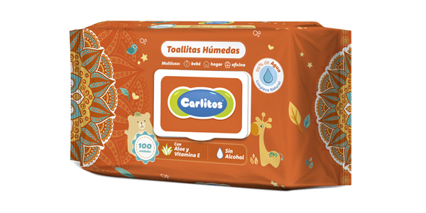 TOALLITAS CARLITOS HUMEDAS CLASICASx100 