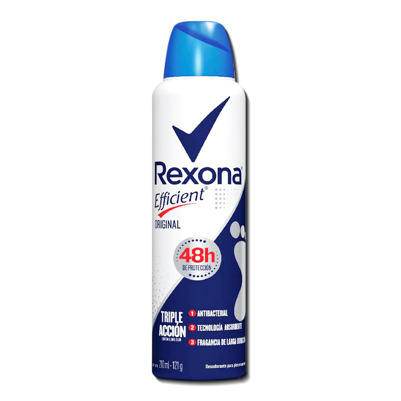 DESOD REXONA EFFICIENT ORIGINAL PIES AERx210ML